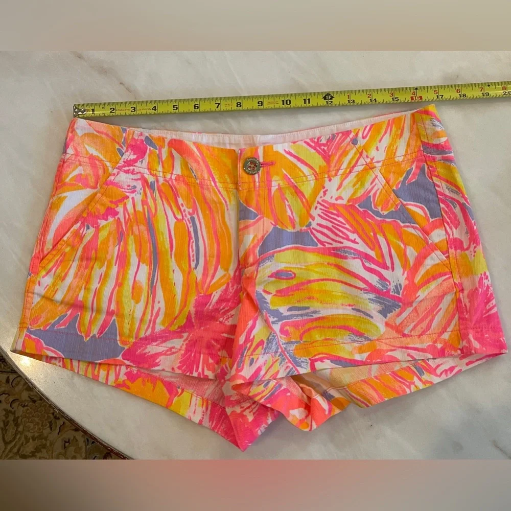 Lilly Pulitzer Women's Kerrie Short 100% Cotton size 10 Excellent Condition